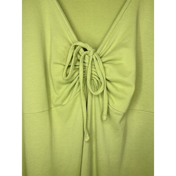Lane Bryant Venezia Olive Green Sleeveless Maxi Dress Size 26/28 4X - Picture 7 of 9